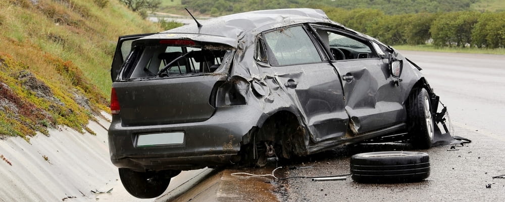 Car Accident and Wreckage